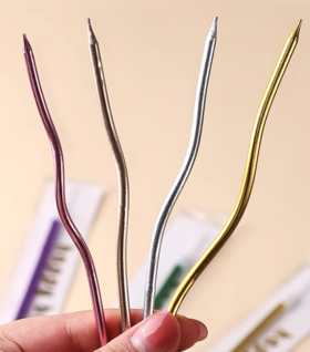 单支装曲线蜡烛，双色可选（蛋糕图片上有这款蜡烛的都会免费配，不用拍）