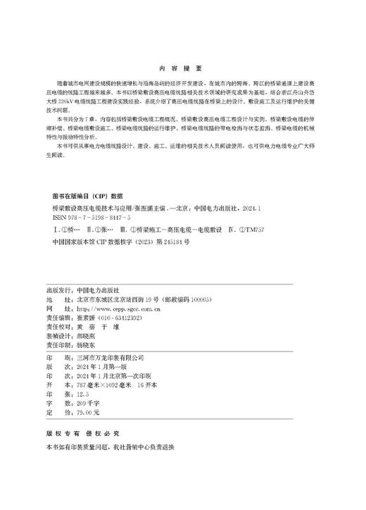桥梁敷设高压电缆技术与应用 商品图3