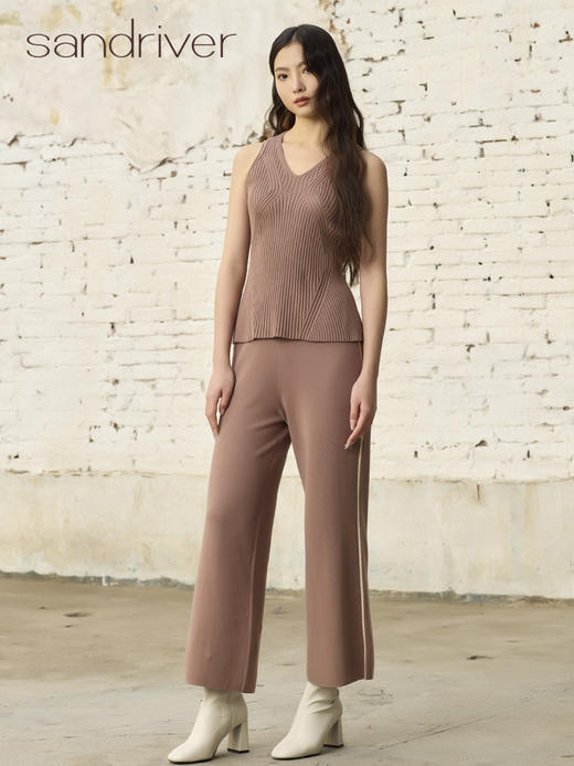 精梳棉低领无袖背心SJS96W037N 商品图2