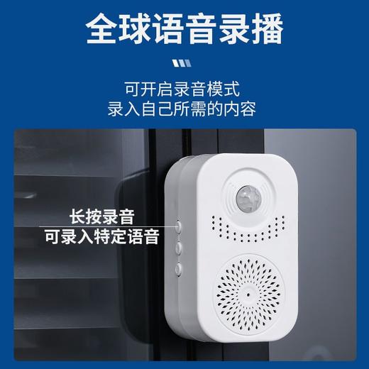 【积分专享】店铺迎宾门铃 小喇叭 语音播报提醒 1个装 限时限量 商品图1