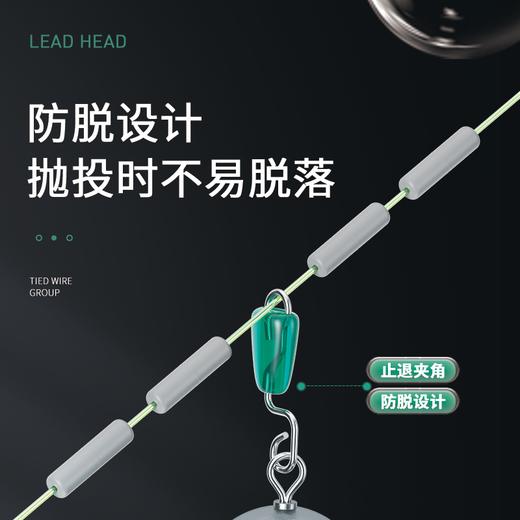 佳钓尼铅坠通心铅坠走水远投海竿咳嗽跑铅专用铅 商品图2