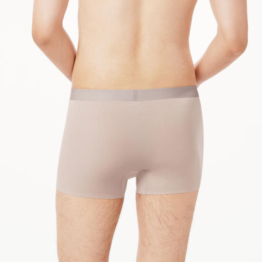 都市丽人都市锋尚简约基础男士平角裤男60S木莱尔男士内裤无人棉平角FK4HA6 商品图3