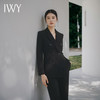 IWY/黑色西装套装裤装通勤上班正式场合服装公务员面试西服C14212+P34212 商品缩略图3