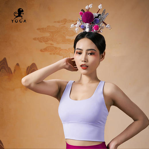 壁虎瑜伽【2402SY277】U领美背背心（可拆卸胸垫）---偏小一码【5天发货】 商品图0