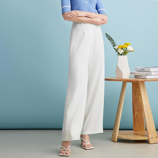 EITIE爱特爱春季新款显瘦直筒裤子7305002 商品图7