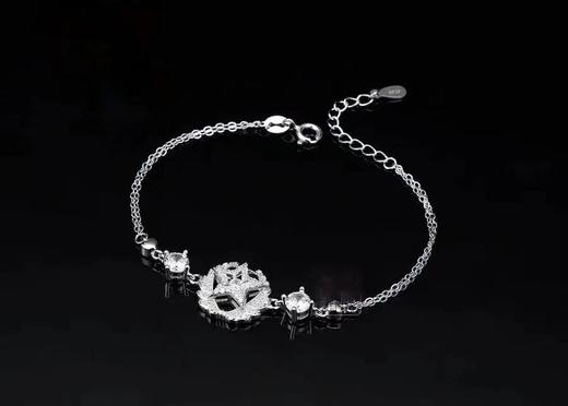 【携手系列】新款925银锆石项链手链耳钉戒指ss 商品图4