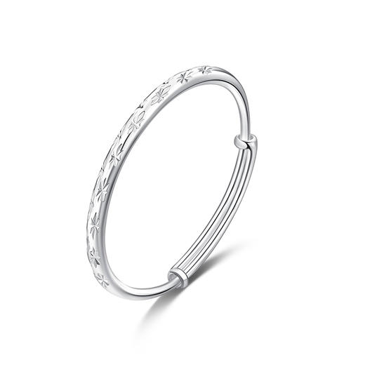 【繁星足银手镯】Fanci范琦【999足银】可调节抽拉手饰礼物送妈妈 下单赠精美礼盒+顺丰速运+运费险 商品图0