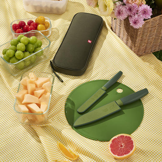 1029076 双立人NOWS便携刀包套装4件套青柠绿 商品图5