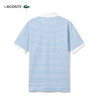 Lacoste法国鳄鱼男士新款时尚条纹短袖POLO衫PH9753-98 商品缩略图2