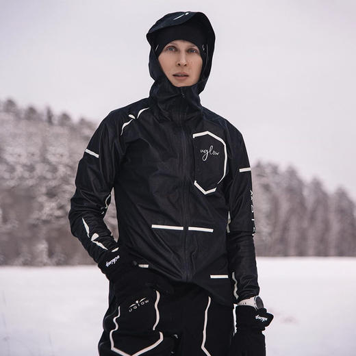 UGLOW极轻冲锋衣 U-Rain 3.1男女款跑步运动户外健身跑马拉松比赛训练越野跑装备上衣 商品图9