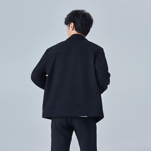 【断码专享】HX 春季翻领茄克衫外套Y105330048101/02 商品图2