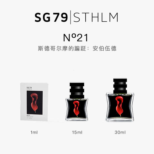 瑞典进口 SG79 EdP淡香精 艺术香水 N°21斯德哥尔摩的翩跹：安伯伍德 商品图6