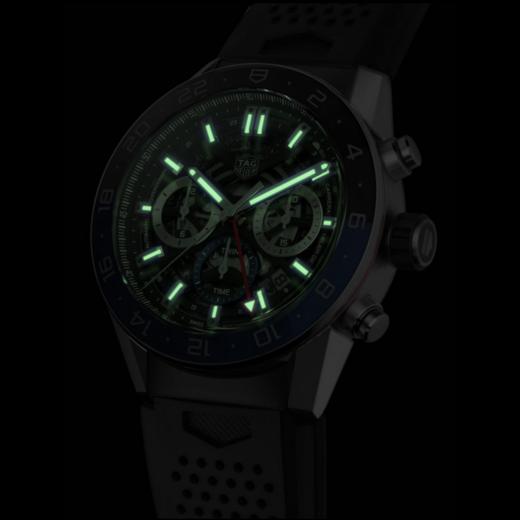 泰格豪雅TAG Heuer 卡莱拉系列双时区计时码表 CBG2A1Z.FT6157 商品图2