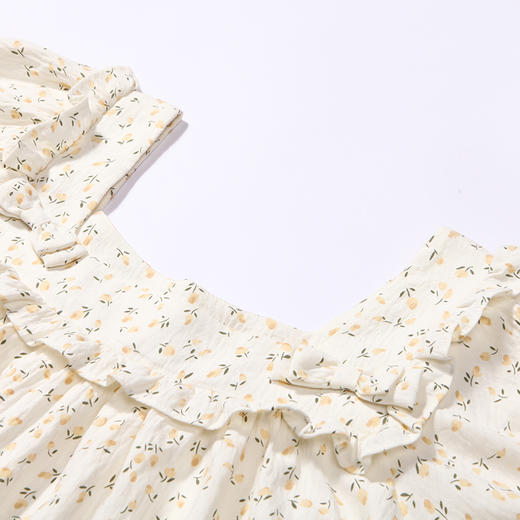 都市丽人亲情蜜语生活家居春夏睡衣女软绵绵家居服薄款短袖裙女士软绵绵睡裙LH46A9 商品图9