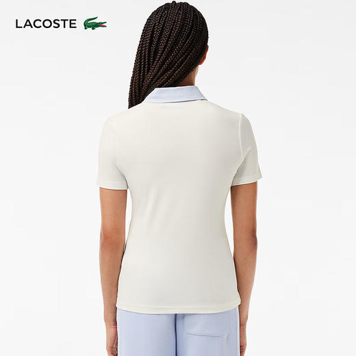 【海南专供价】Lacoste法国鳄鱼女装新款时尚休闲百搭短袖Polo衫DF7107-98 商品图1