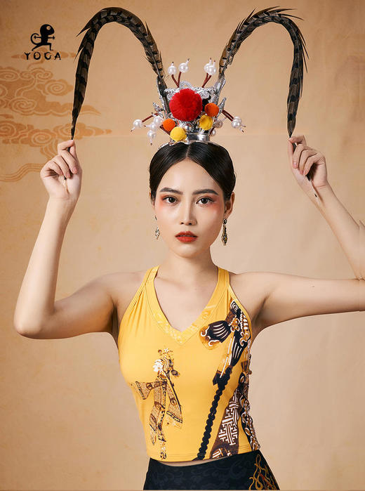 【现货秒发】壁虎瑜伽【醉春风-长裤】限量款印花瑜伽裤 商品图7