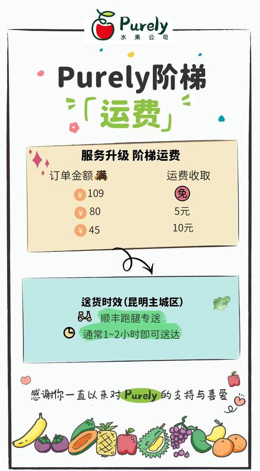 服务 · Purely送货规则 商品图1