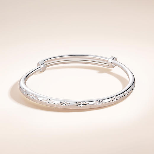 【繁星足银手镯】Fanci范琦【999足银】可调节抽拉手饰礼物送妈妈 下单赠精美礼盒+顺丰速运+运费险 商品图2