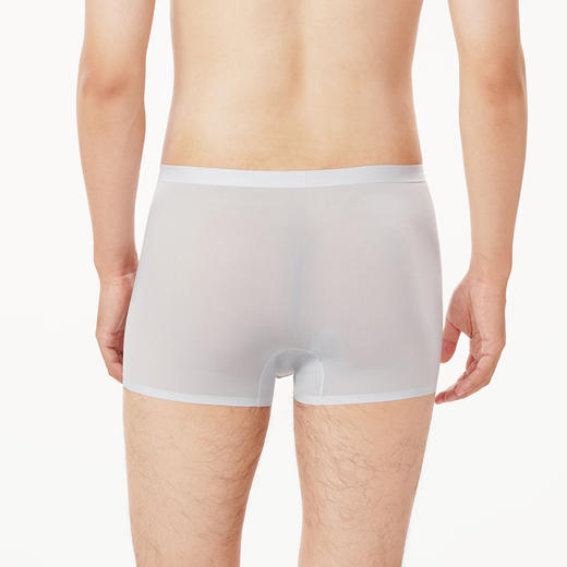 都市丽人都市锋尚简约基础男士平角裤男轻薄冰丝男士内裤无锦纶平角FK4HA5 商品图5