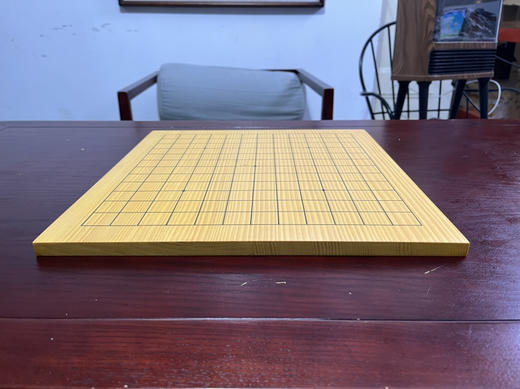 乌龙新榧实木小棋盘（一面13路，一面9路） 商品图1