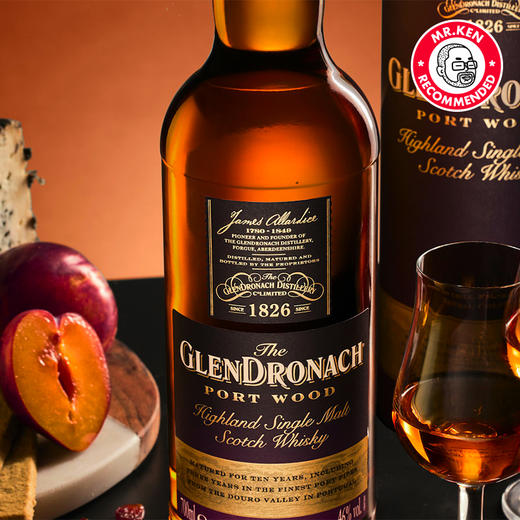 格兰多纳（Glendronach）波特桶单一麦芽苏格兰威士忌 商品图2