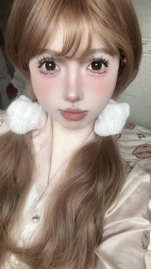 <月抛大直径>-Macycon月抛合集-萌妹妹棕/水汪汪/楚楚动人/一点少女/无畏女神-14.5mm【月抛 0-800度 不含525/575】 商品图10