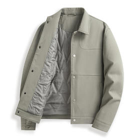 【内里夹棉】圣得西2023年冬季新款棉服翻领工装口袋保暖防寒夹克