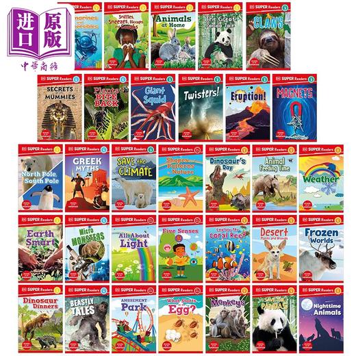 【中商原版】DK Super Readers DK超阅小读者系列32册 学前1234级 英文原版 Save the Pandas Dinosaurs Day Plants Bite Back 商品图0