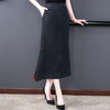 KQLE220N8576-2024年夏季新款香云纱复古中国风韵味百搭半身裙 商品缩略图1