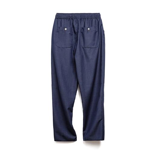 马登工装美式复古仿天丝牛仔裤皮特套装宽松垂感休闲直筒裤男春季 商品图6