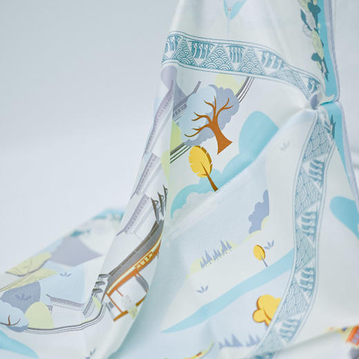 羽诗制造出品 大美宁波丝巾文创礼盒 商品图2