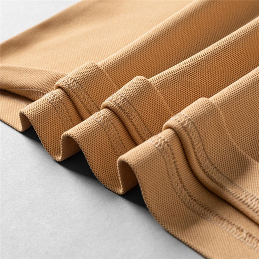 【仿丝光】罗蒙春秋男士绣花款polo衫男长袖t恤男商务男士polo衫长袖 商品图6