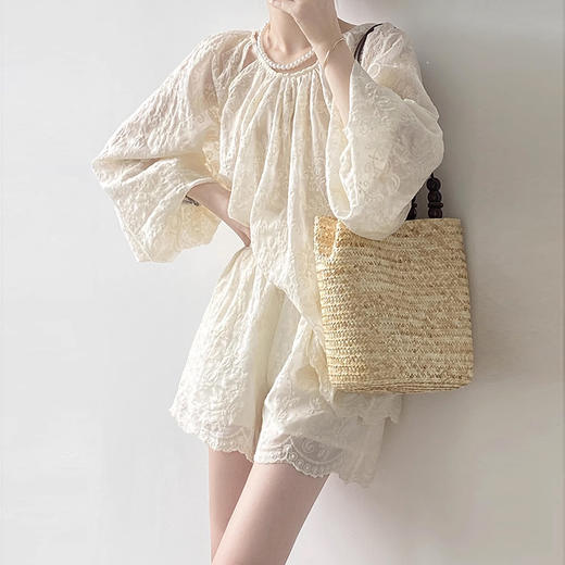 裁缝学苑AQ243天丝长袖上衣+短裤夏季套装纸样女装防晒两件套打板 商品图5