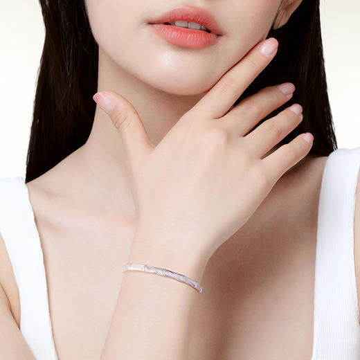 【竹影足银手镯】Fanci范琦999足银手饰送妈妈礼物 下单赠精美礼盒+顺丰速运+运费险 商品图5