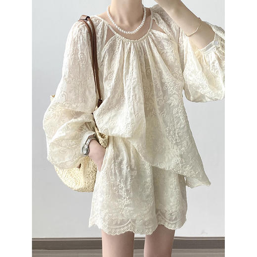 裁缝学苑AQ243天丝长袖上衣+短裤夏季套装纸样女装防晒两件套打板 商品图2