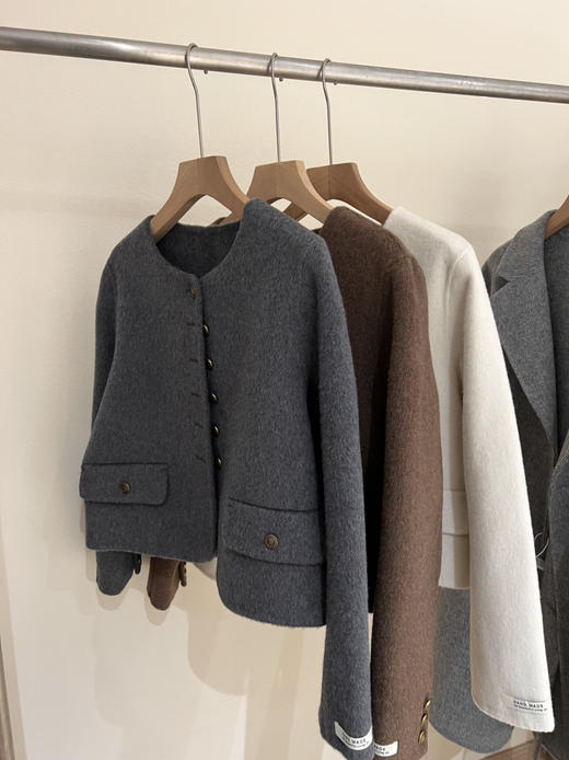 反季秒杀羊毛铜扣外套 商品图5