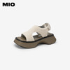 MIO米奥夏季方头中跟休闲凉鞋时髦个性沙发厚底运动凉鞋女M243130622 商品缩略图1
