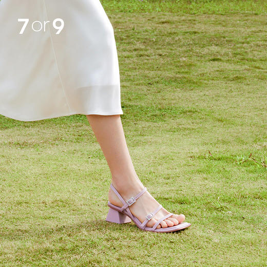 -7or9-沙发系凉鞋薰衣草 商品图1