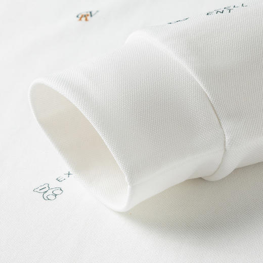 14LP3718214LP37182【桑蚕丝混纺】罗蒙春秋男士满身印polo衫男长袖时尚舒适翻领百搭长袖t恤男 商品图8