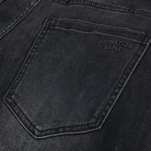 【断码清仓】HX 春秋季水洗牛仔长裤Y201330008101 商品图6