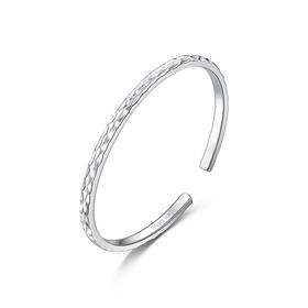 【流光足银手镯】Fanci范琦999足银开口手饰 礼物送妈妈 下单赠精美礼盒+顺丰速运+运费险