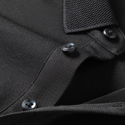 【桑蚕丝混纺】罗蒙春秋男士撞色拼接polo衫男长袖时尚翻领百搭长袖t恤男 商品图10