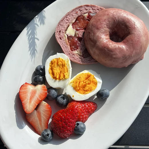 无油全麦贝果🥯 早餐健身代餐 低卡低脂无添加无蔗糖 轻食饱腹 法国伯爵T150全麦粉 多口味手作现做 商品图1