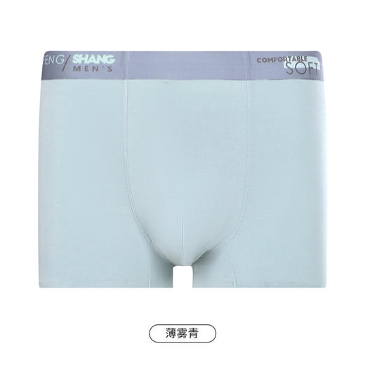 都市丽人都市锋尚简约基础男士平角裤男60S木莱尔男士内裤无人棉平角FK4HA6 商品图10