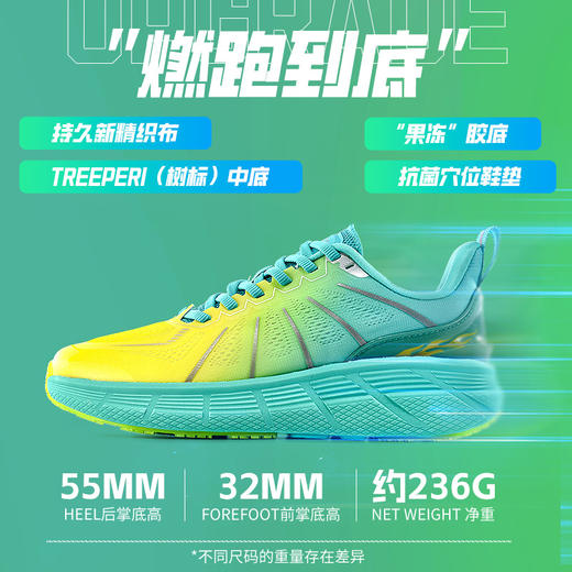 【品牌热销8万+】TREEPERI树标缓震轻便运动跑步鞋 商品图1
