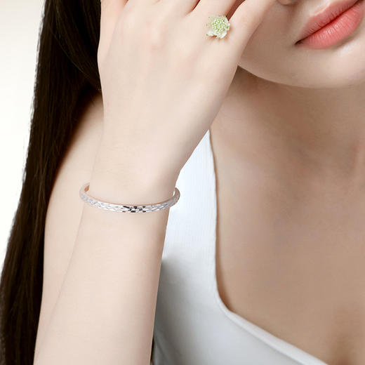 【流光足银手镯】Fanci范琦999足银开口手饰 礼物送妈妈 下单赠精美礼盒+顺丰速运+运费险 商品图4