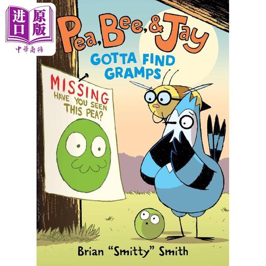 【中商原版】桥梁漫画 豌豆 蜂后和杰伊5 寻找爷爷Pea Bee & Jay #5 Gotta Find Gramps英文原版进口 儿童图画图像小说 6-10岁 商品图0