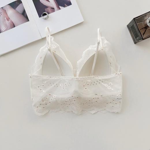 老米优品/ 5-7天。大胸显小👙《法式蕾丝固定薄杯性感美背文胸》妥妥自留款！敲爱的舒适感，精致感！NY240304A 商品图3