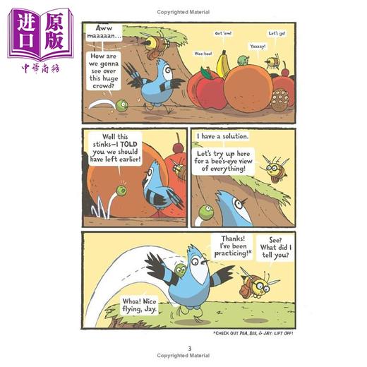 【中商原版】桥梁漫画 豌豆 蜂后和杰伊5 寻找爷爷Pea Bee & Jay #5 Gotta Find Gramps英文原版进口 儿童图画图像小说 6-10岁 商品图3