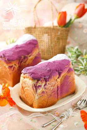 奶油芋泥吐司